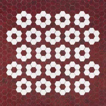 ROSETON 141,5X141,5 CELTA (ENMALLADO-PINTADO A MANO) - NTC